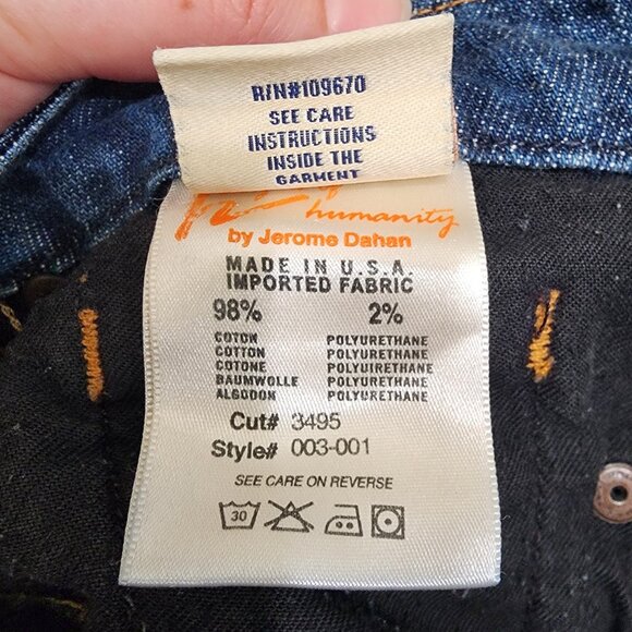 Citizens of Humanity Women's Low Waist Full Leg Stretch Jeans Size 32 USA - Picture 11 of 16